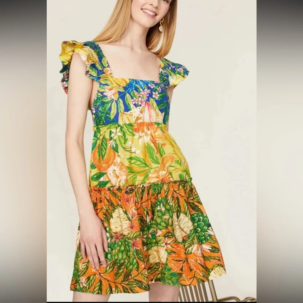 FARM Rio Multicolor Tropical Dress - Picture 2 of 5